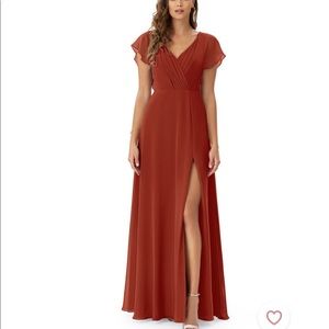 Azazie Rust Size 12 Rylee